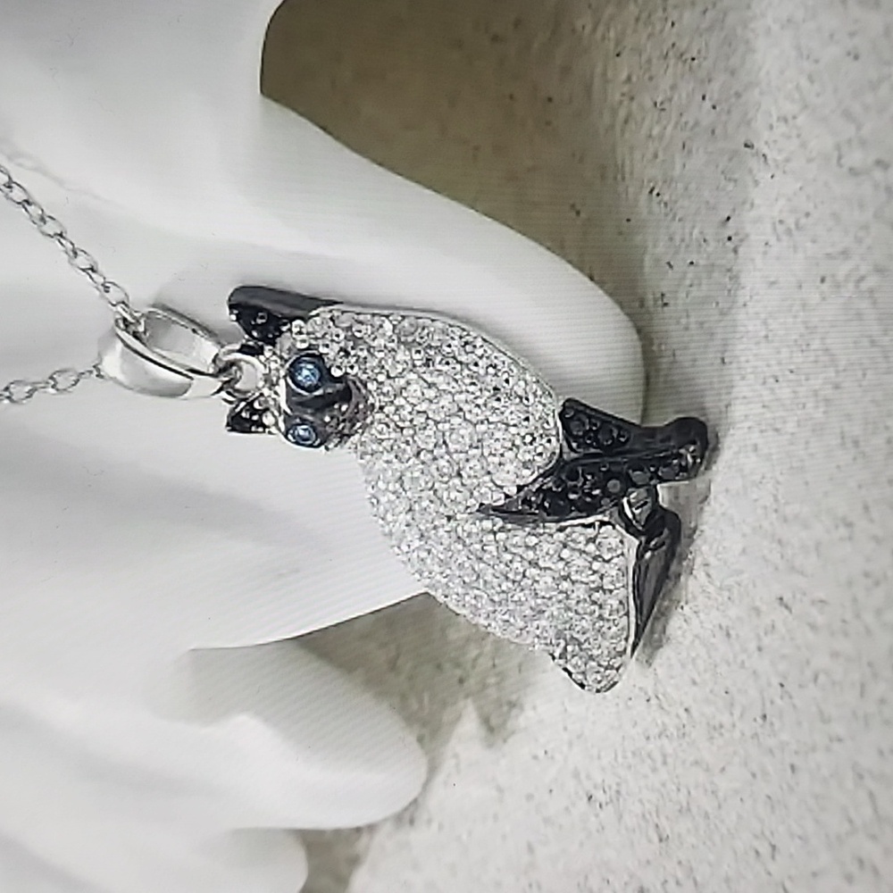 👁😺Siamese 🐈 😻 cat Necklace NWT - Picture 3 of 7